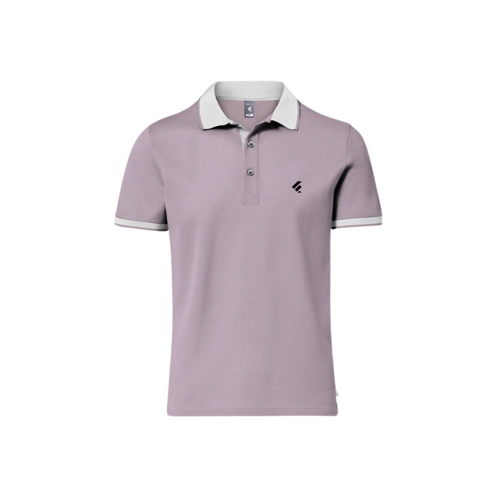 Single Jersey Knitted Cotton Polo - Lavendarash